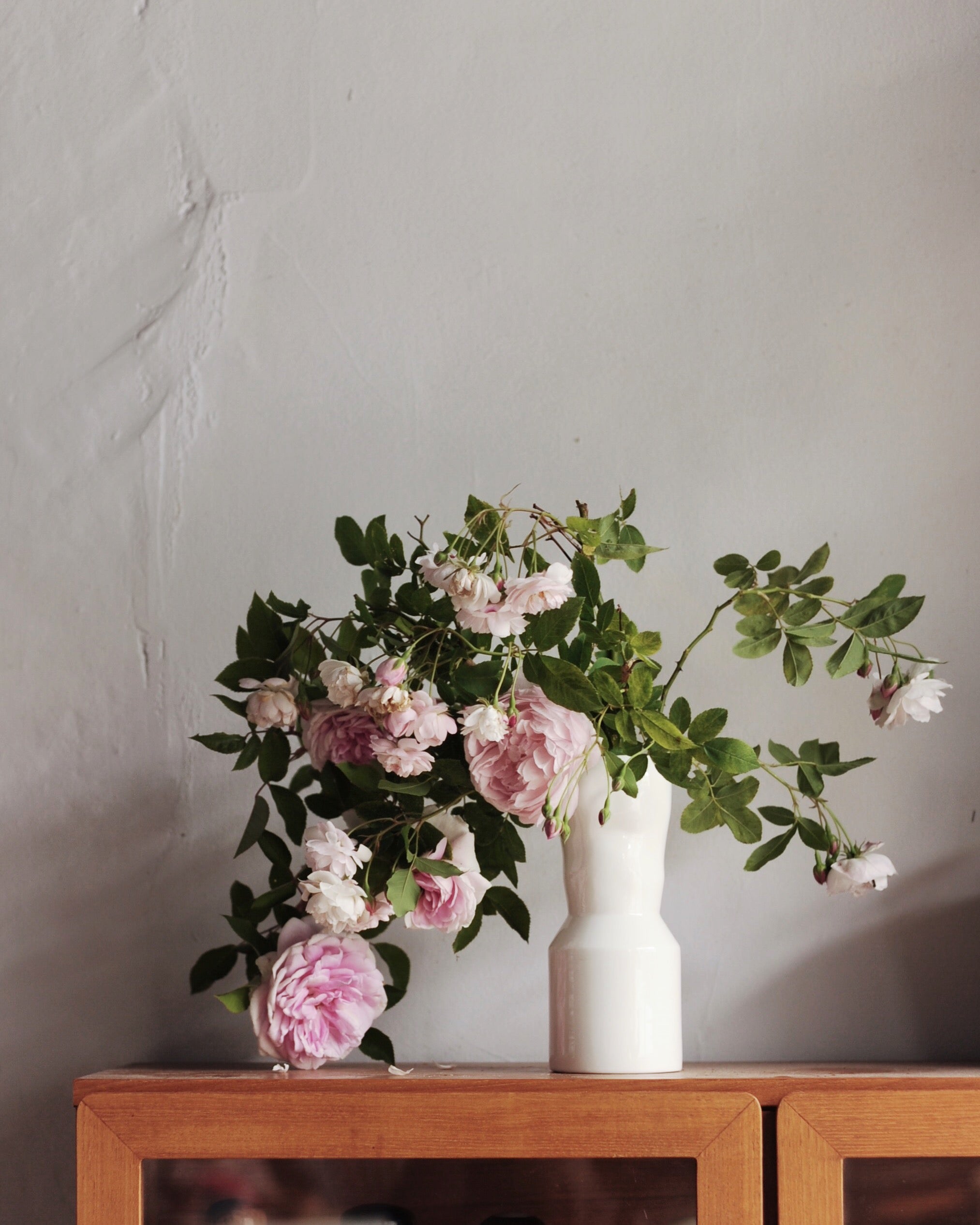 White Bunch Vase