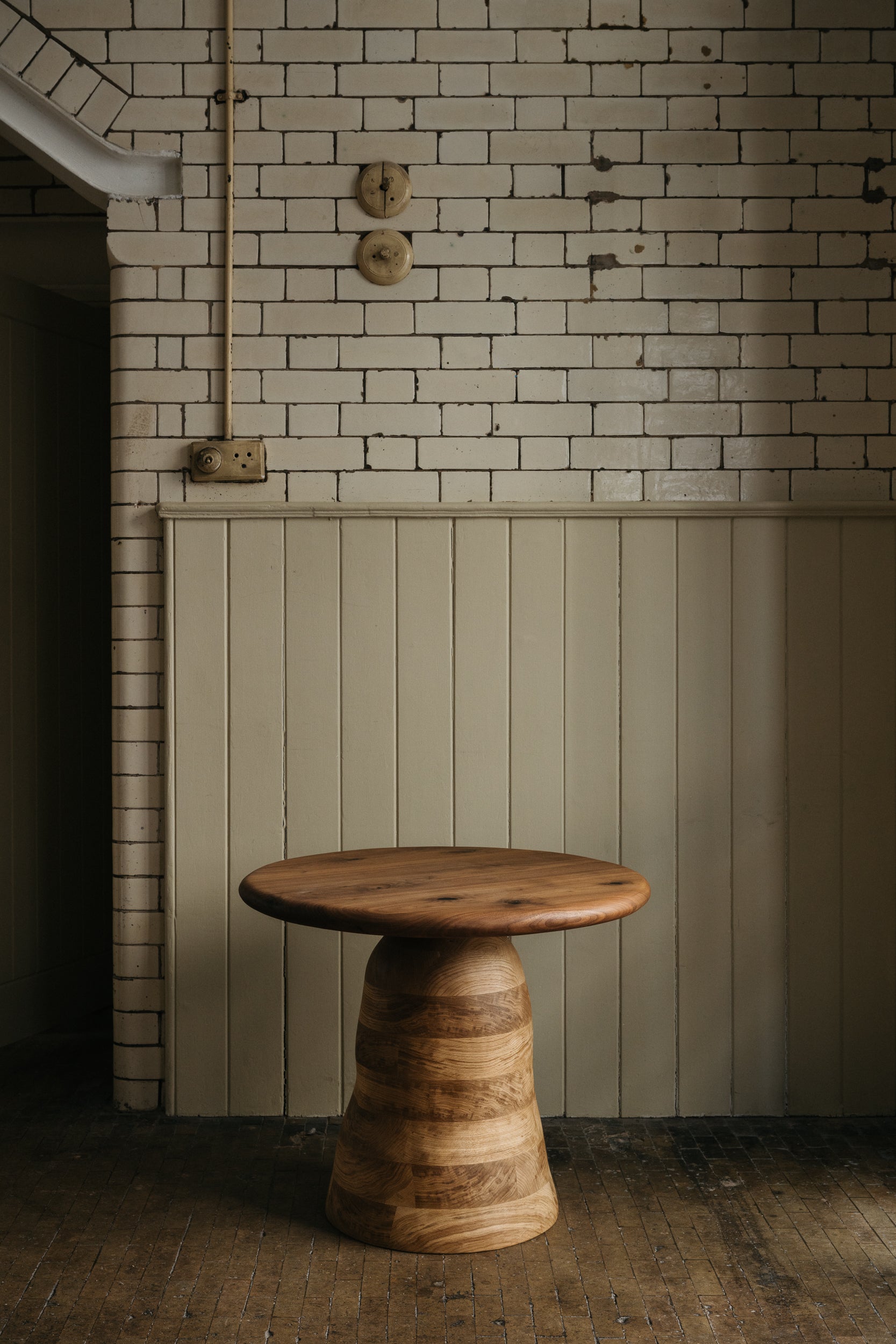 Merrivale Side Table - Wooden Base