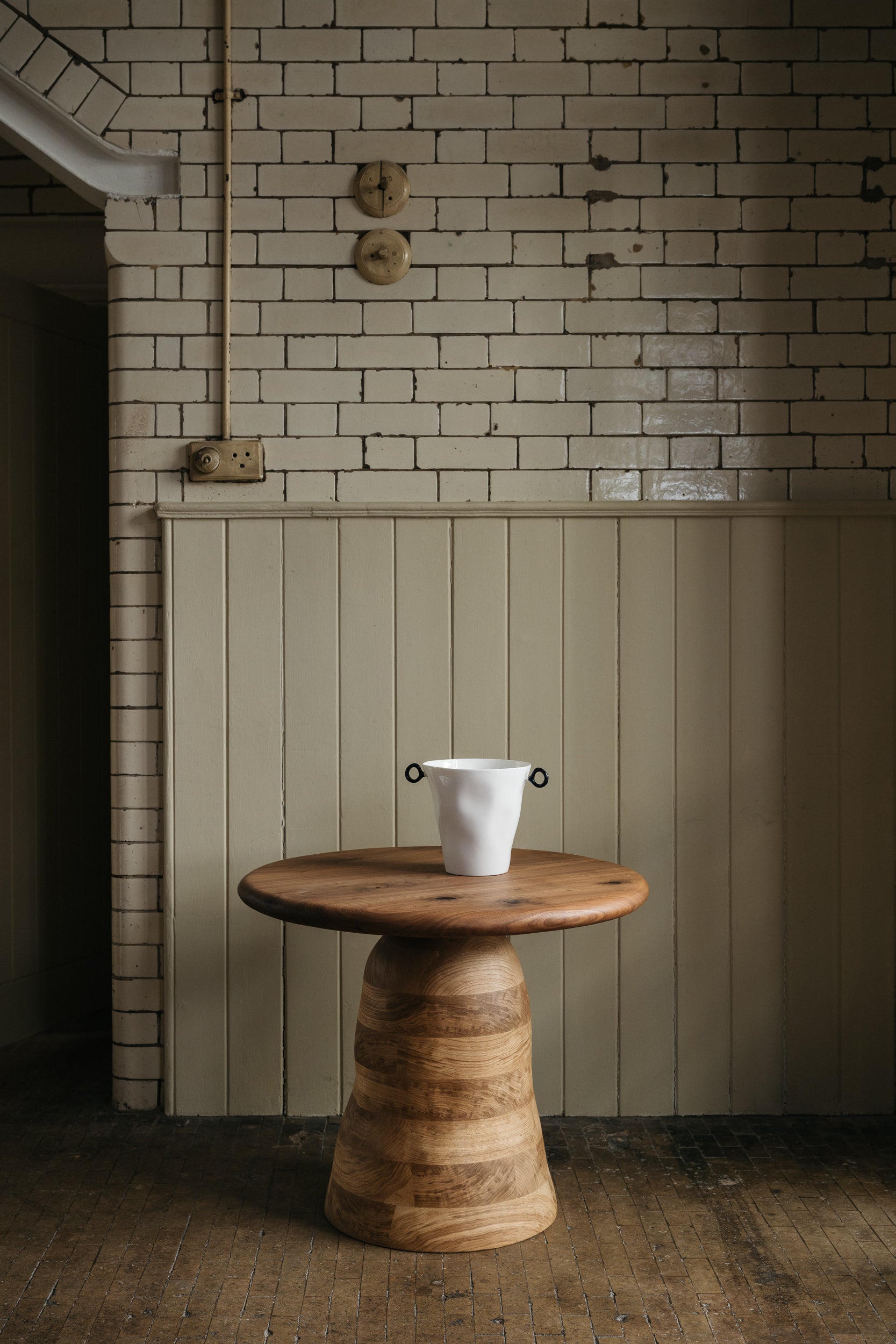 Merrivale Side Table - Wooden Base