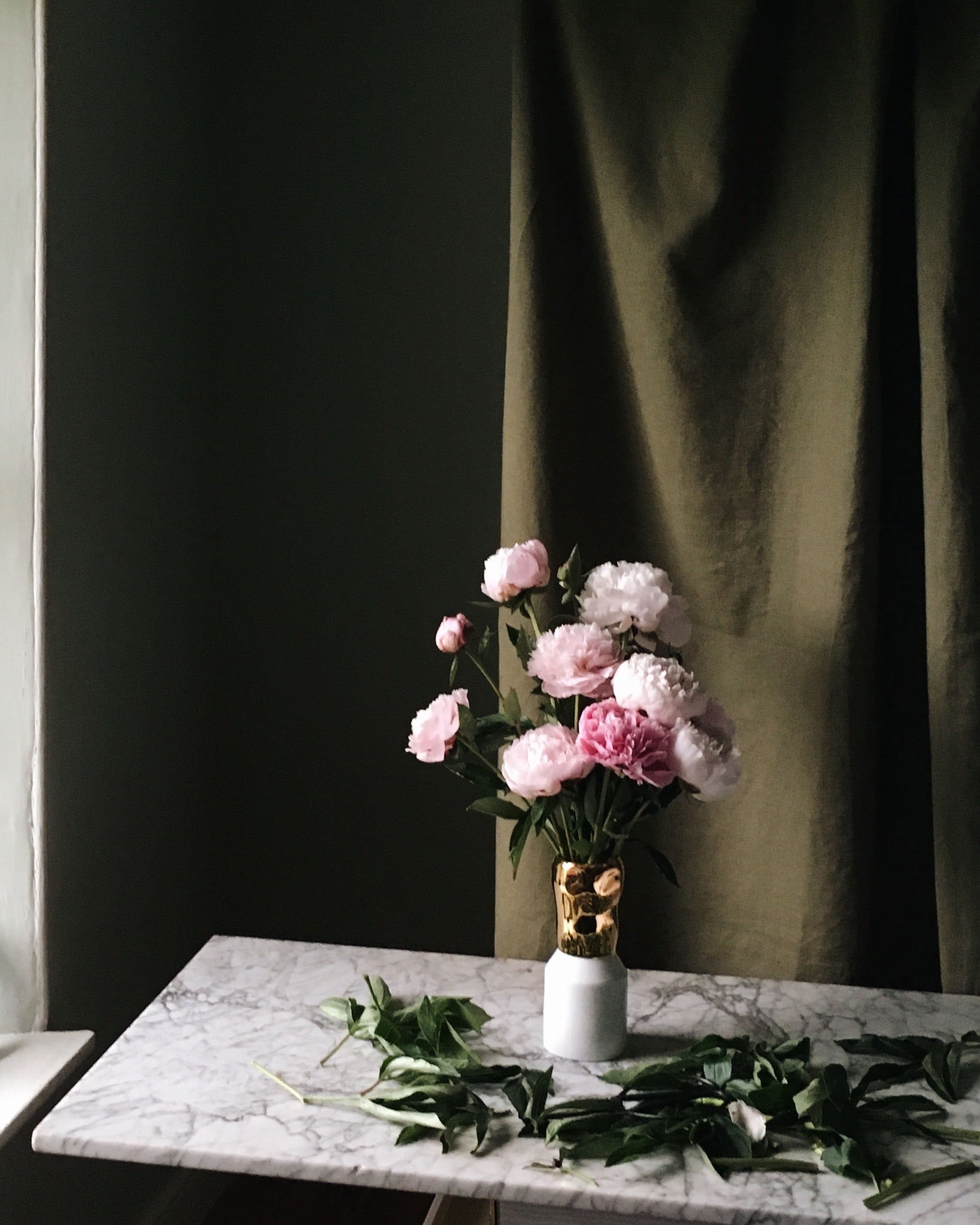 Gold Bunch Vase