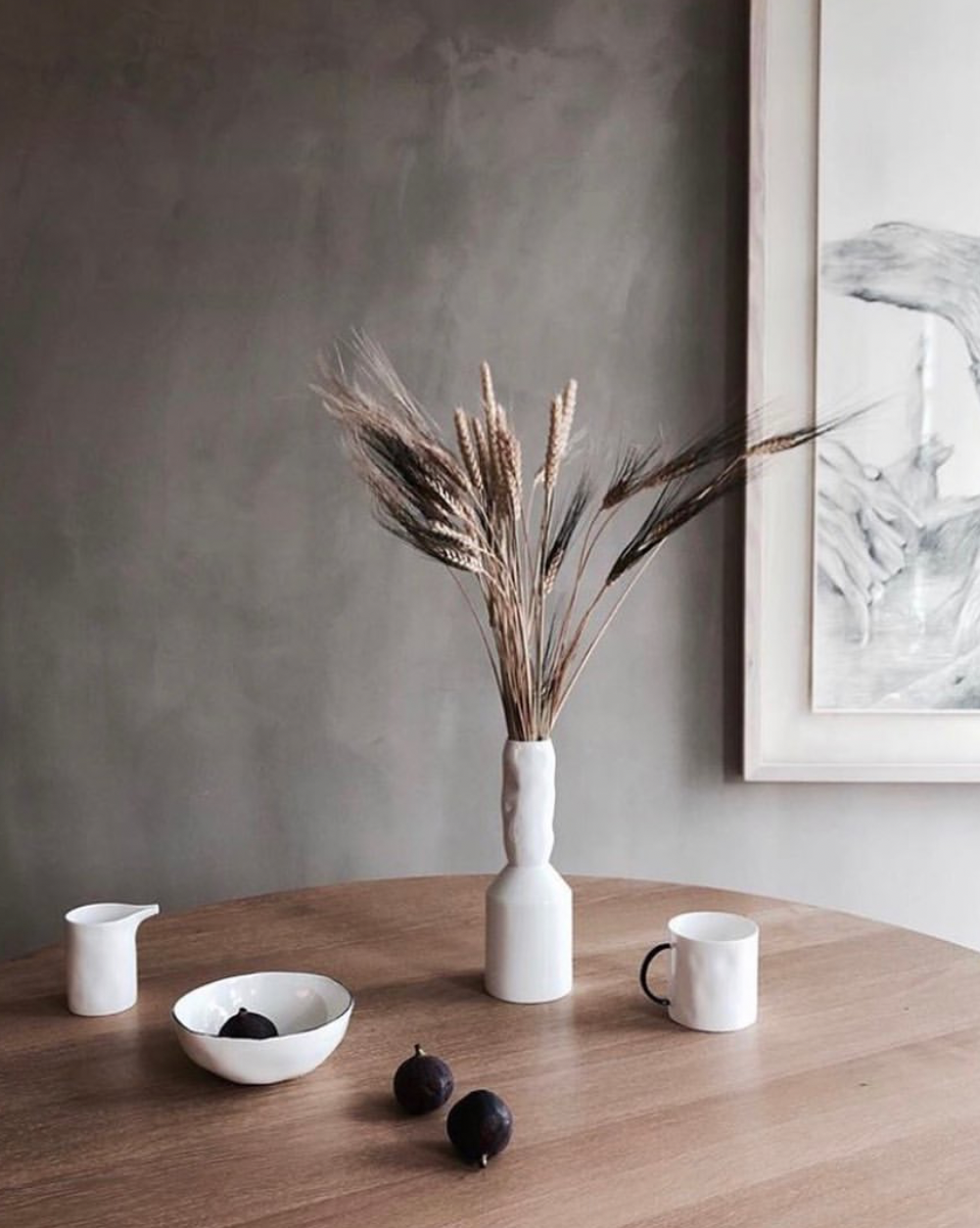 White Stem Vase