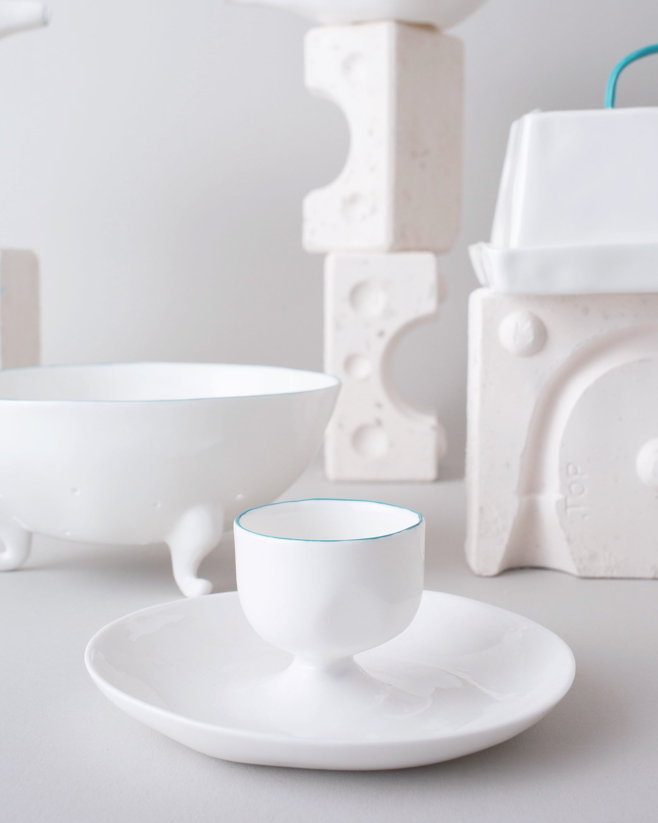 Teal Egg Cup